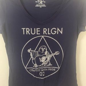 True Religion V neck